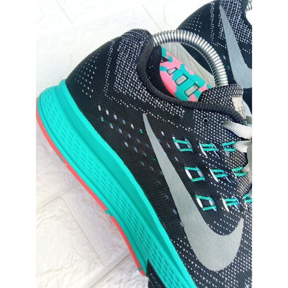 NIKE AIR ZOOM STRUCTURE 18 WOMEN'S SHOES Gray Black Jade SIZE 8 - Picture 7 of 10